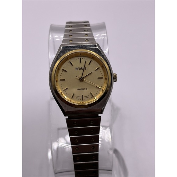 Accessories - Vintage Benrus Women's Quartz Watch Silver Band- New Battery